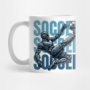 Robot Soccer Player Mug